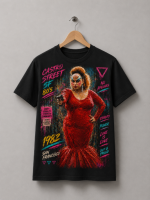 Camiseta Castro 80’s: Divine — camiseta Tshirtness