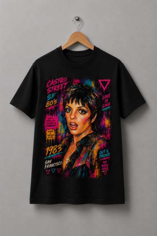 Camiseta Castro 80's: Liza Minnelli