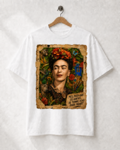 Camiseta Resistir é Criar: Frida Kahlo