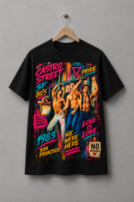 Camiseta Castro 80’s: Castro Street Boys — camiseta Tshirtness