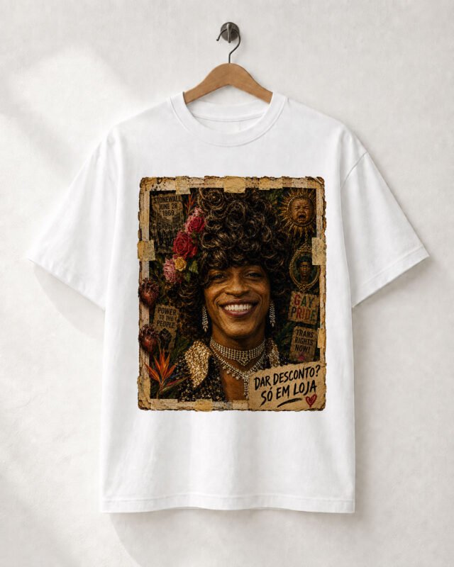 Camiseta Resistir é Criar: Marsha P. Johnson
