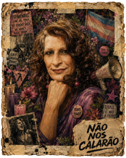 Camiseta Resistir é Criar: Sylvia Rivera — camiseta Tshirtness