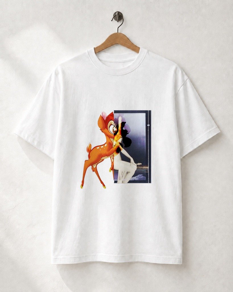 Mockup Camiseta Dark Fawn Couture Camiseta High Street: Dark Fawn Couture - Imagem 1