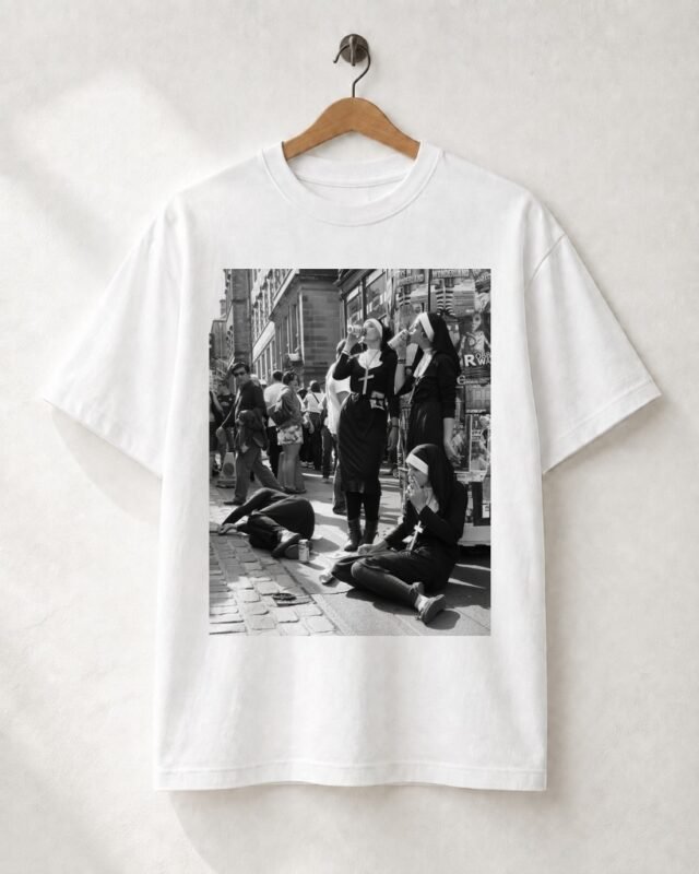 Camiseta Cult: Drunk Nuns Vintage Rebel