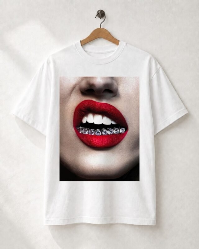 Camiseta High Street: Gold Grillz Street Style