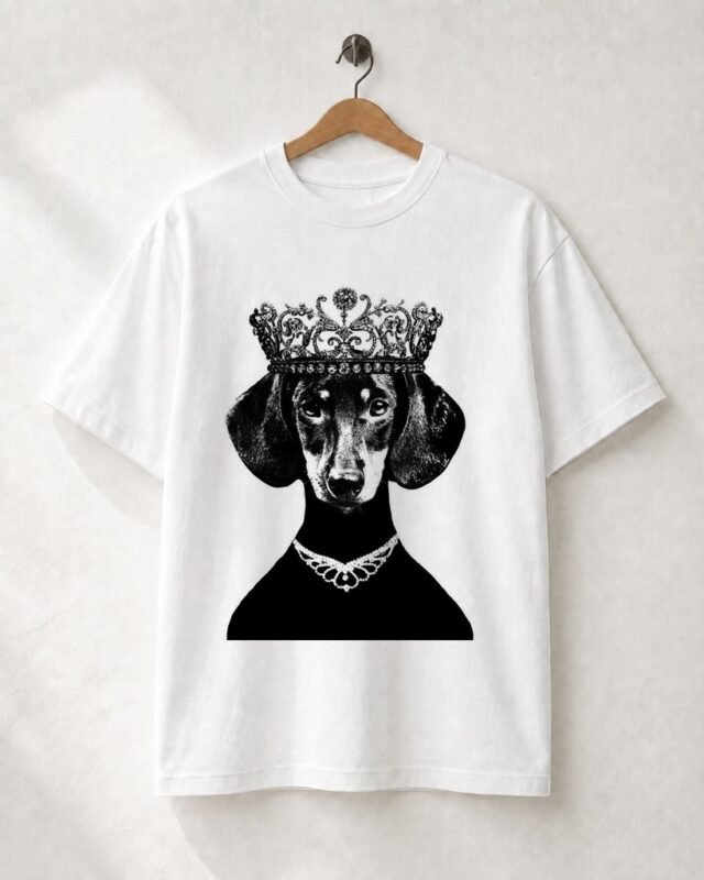 Camiseta Wild & Botanical: His Majesty The Basset