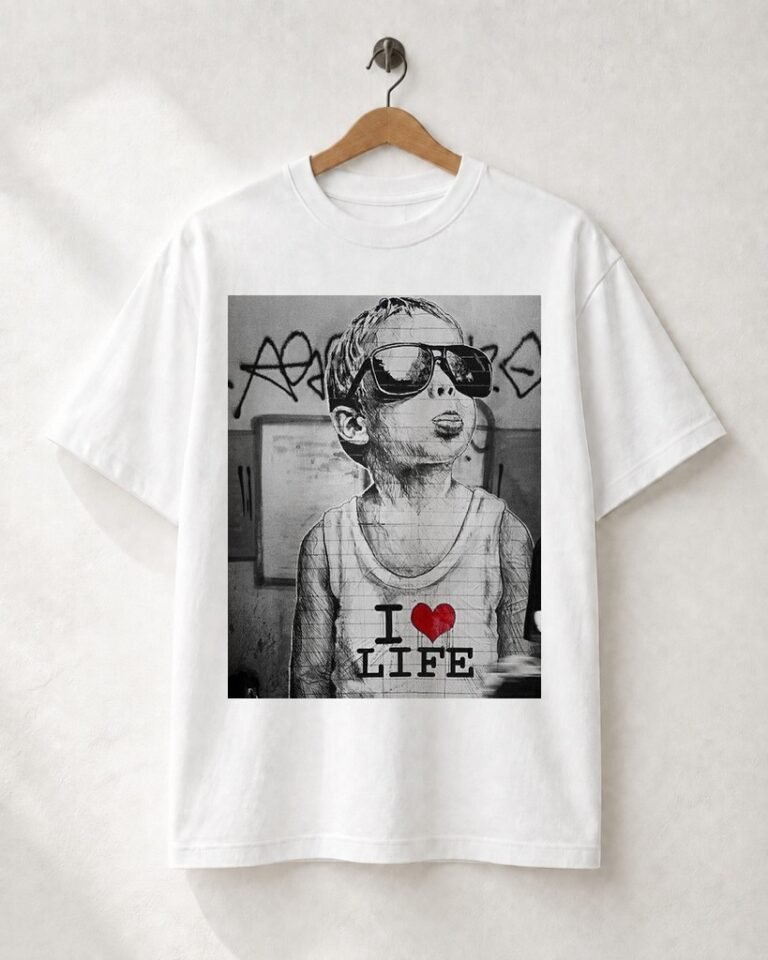 Camiseta Cult: Love Life Vintage Type