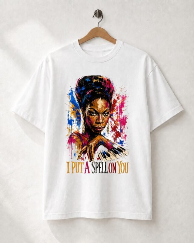 Camiseta It's Not Basic, Bitch: Nina Simone - I Put A Spell On You