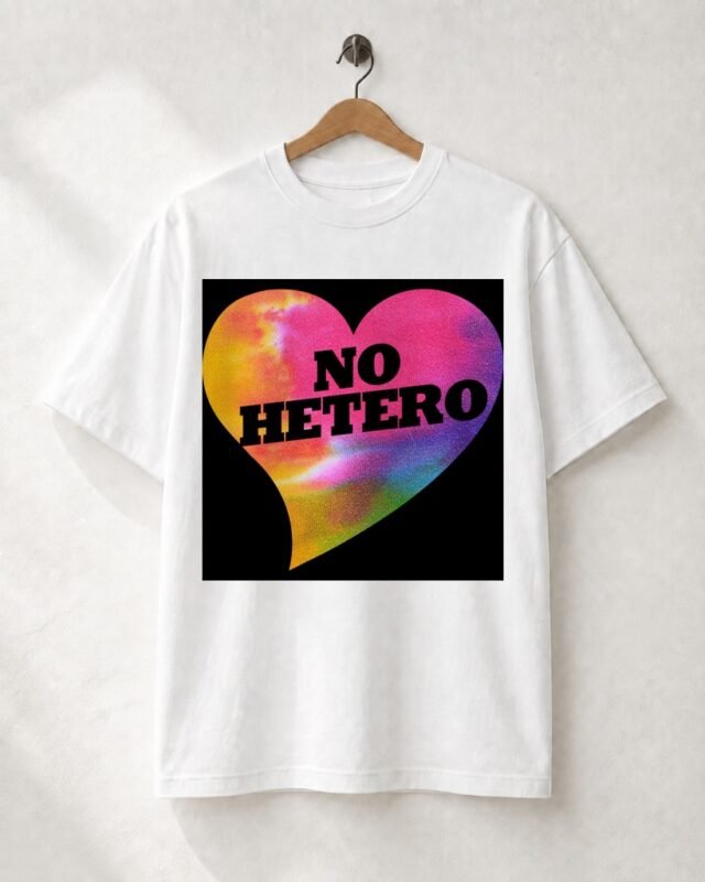 Camiseta Manifesto: No Hetero Pride Statement