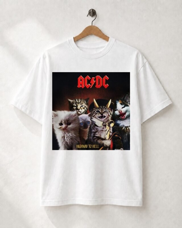 Camiseta Legends: Highway to Meow Rock Cats