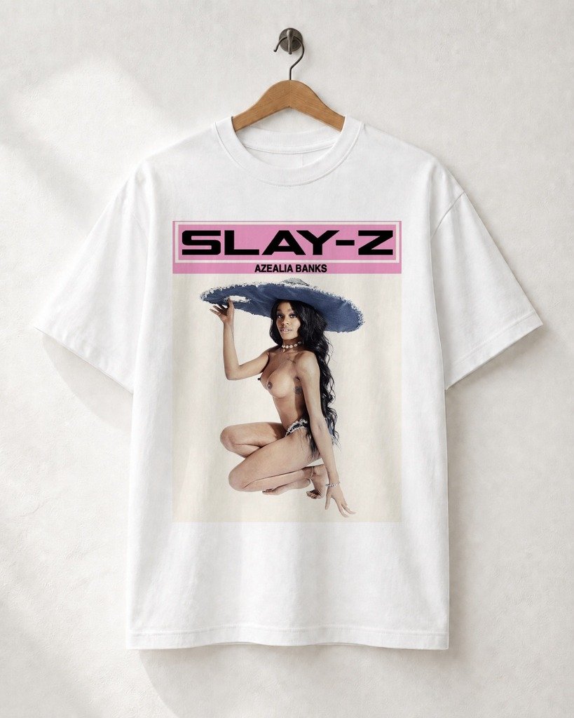 Mockup Camiseta Slay Rapper Wave Camiseta Pop Alt: Slay Rapper Wave - Imagem 1